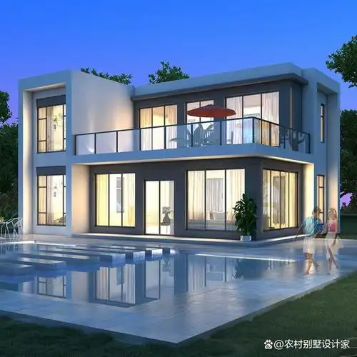 推荐3款二层现代风别墅设计图纸,大气简约,自住或者民宿都不错