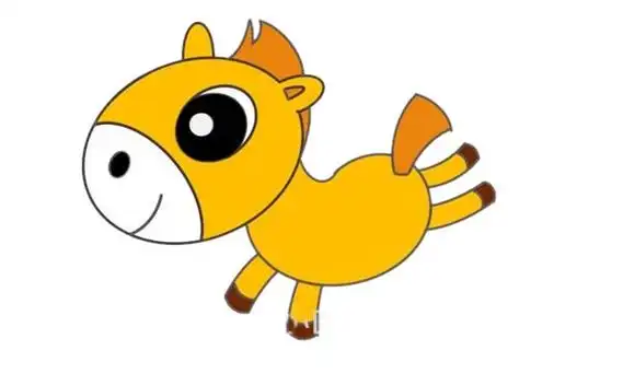 小马简笔画简单又漂亮 可爱的小马简笔画步骤图片大全