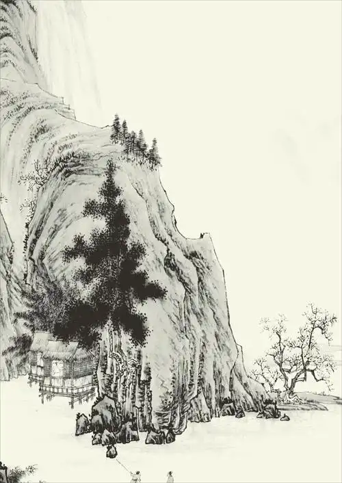 六图网提供精美好看的 素材模板下载,本次 作品主题是 山水画,编号