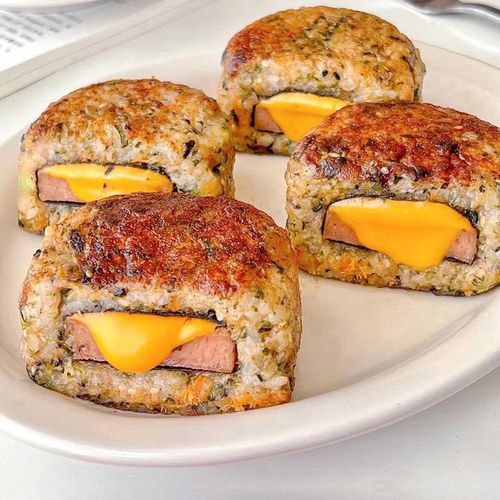 粢米饭团照烧午餐肉芝士饭团卤肉懒人儿童奶酪腊肠速食早餐半成品