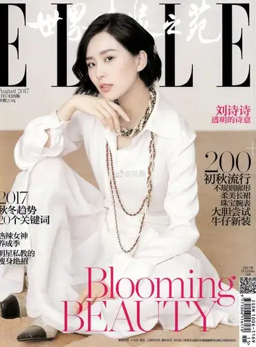2017《elle 世界服装之苑》八月刊封面:刘诗诗("这件事情我做了,就要