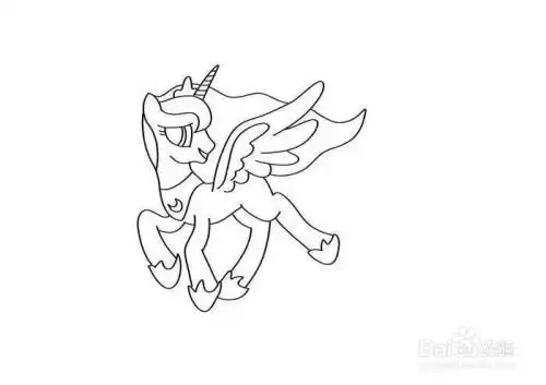 小马宝莉的月亮公主怎么画