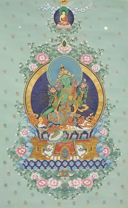 唐卡艺术作为中国优秀传统文化的瑰宝,总能唤起藏传佛教隐秘世界对