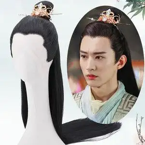 古装假发男影视头套造型图片