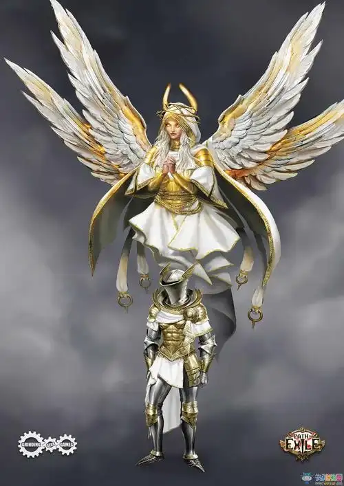 游戏攻略 >正文春节庆贺时装 四翼天使原画  第二套时装——塑界之巅.