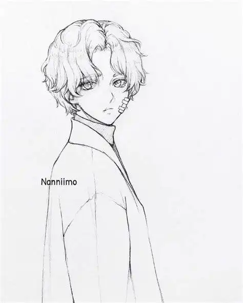 动漫男生怎么画好看,精选动漫男生线稿临摹素材 - 高光网