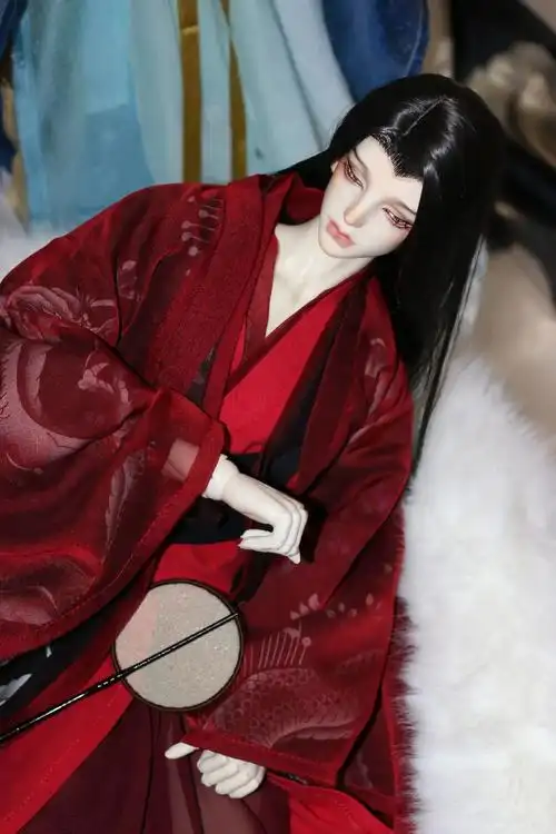 红衣美女.#bjd #龙魂 #bjd娃娃 #bjd古风 #古 - 抖音
