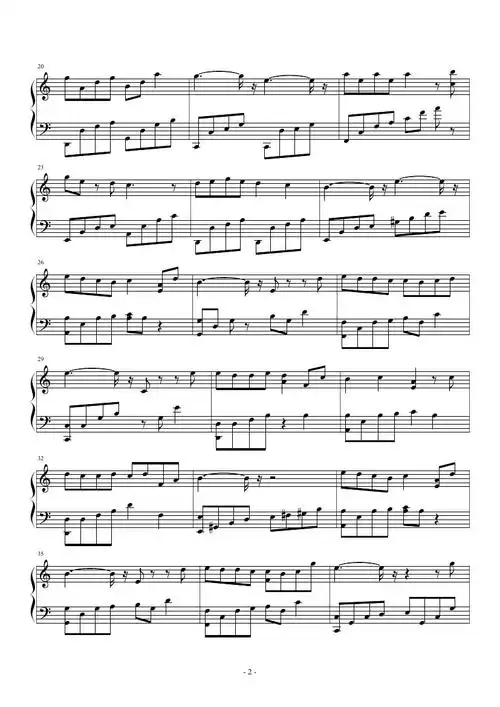 钢琴曲:天之痕的钢琴谱,谁有?我有急用.最好是图片的