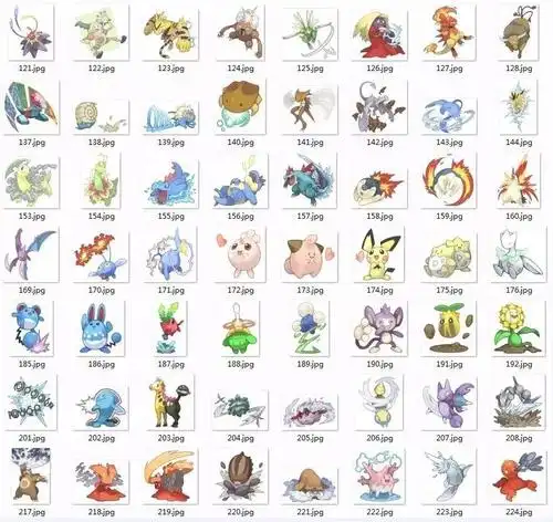 神奇宝贝pokémon小精灵合集