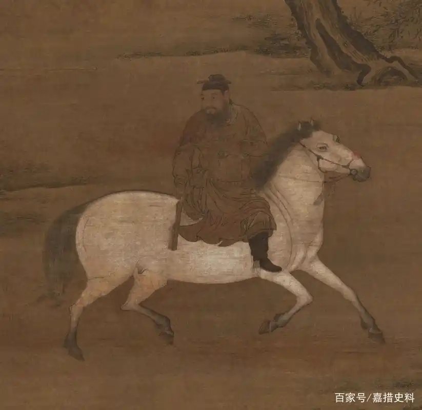 赵孟頫《秋郊饮马图》