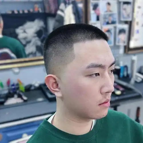 城阳男士理发店  #青岛barbershop  #美式圆寸