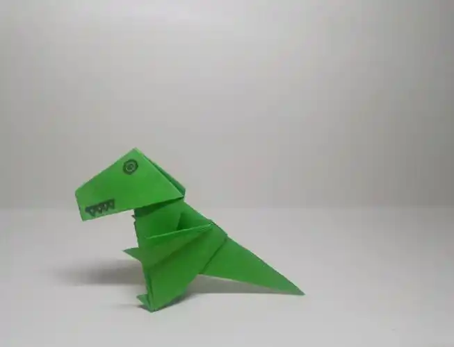 彩色动物折纸