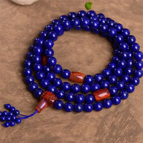 0克 直径9.9mm 天然青金石手链108 手链