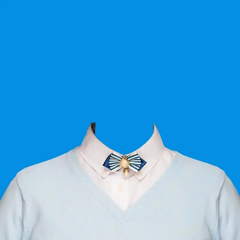 蓝底证件照服装素材/款式很多/高清原图自取 实现证件照自由全靠它啦!