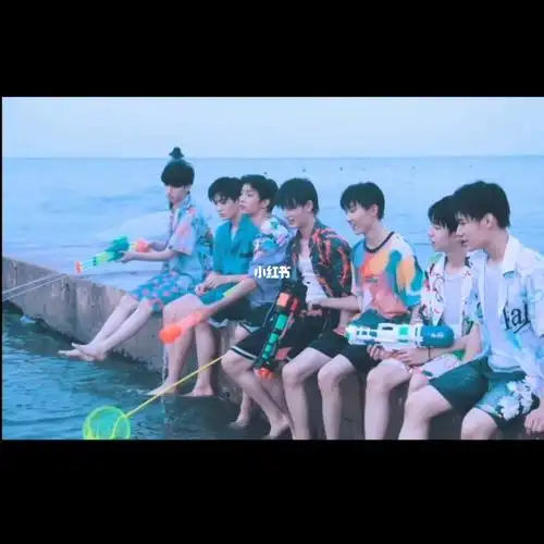 时代少年团#海边  #张真源 #贺峻霖 #马嘉祺#丁程鑫 #刘耀文 #宋亚轩