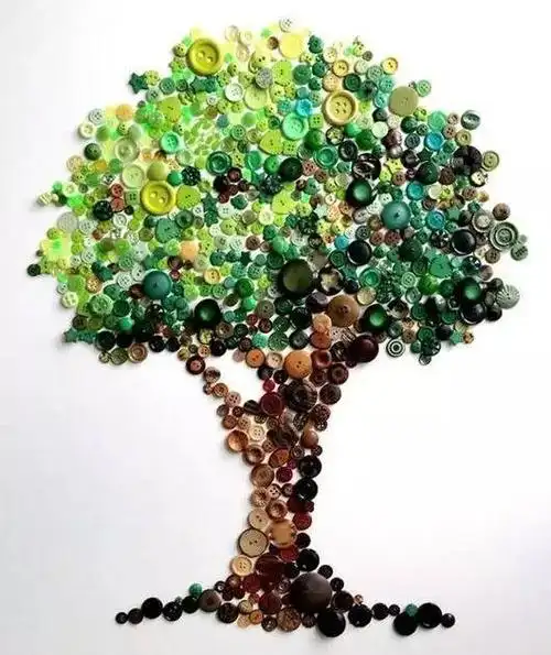 美爆了丨小小纽扣居然能作画?让我们看看艺术家们的杰作!