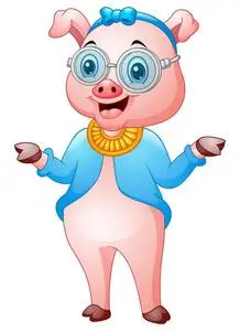 拟人猪图片
