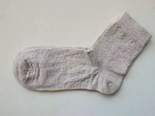 杰娜纯亚麻女袜子麻之韵中统筒弹力干爽除臭吸湿排汗透气舒适抗菌