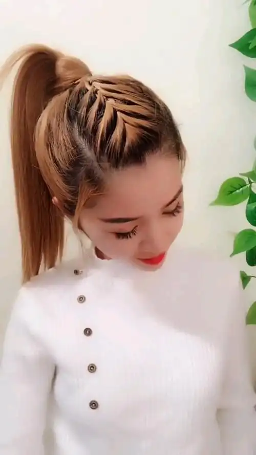 开学必备高马尾超级简单又好看