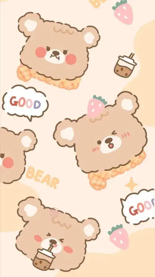 插画 素材 ins 韩系 可爱 简约 手绘 动漫 锁屏 屏保卡通可爱 壁纸