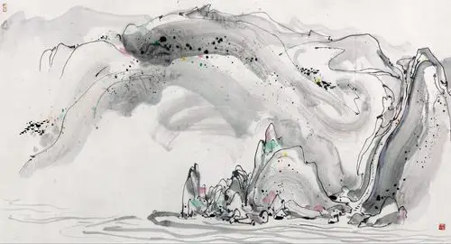 【山村好风光 镜心 设色纸本】拍卖品_图片_价格_鉴赏_绘画_雅昌艺术