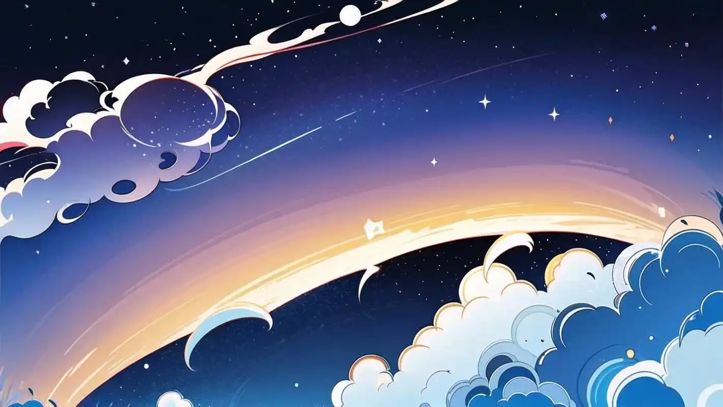 99简约干净的夜空壁纸精选90 亲们,今天给大家带来一组简约又干净