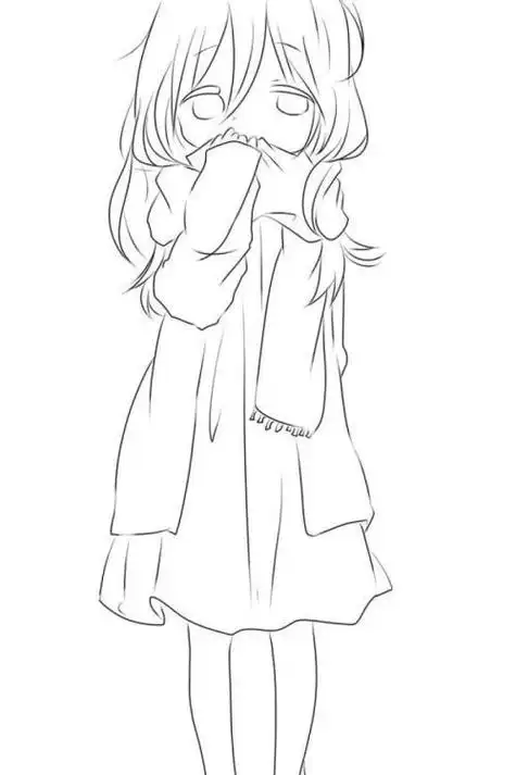 动画图片女生简笔画图片大全动漫人物图片女生古风简