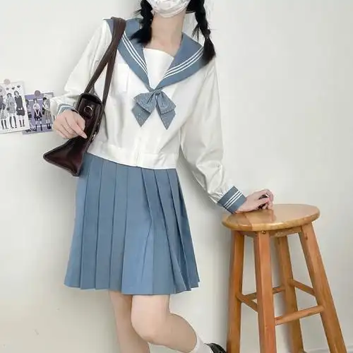 jk制服蓝色水手服