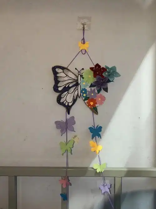 手工折纸  #春天 #幼儿园吊饰环创