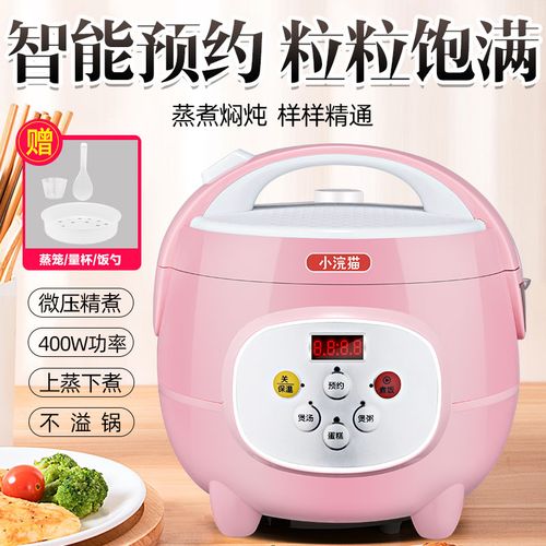 多功能智能电饭煲家用2升3升1-2人3-4人老式小型迷你稀饭电饭锅