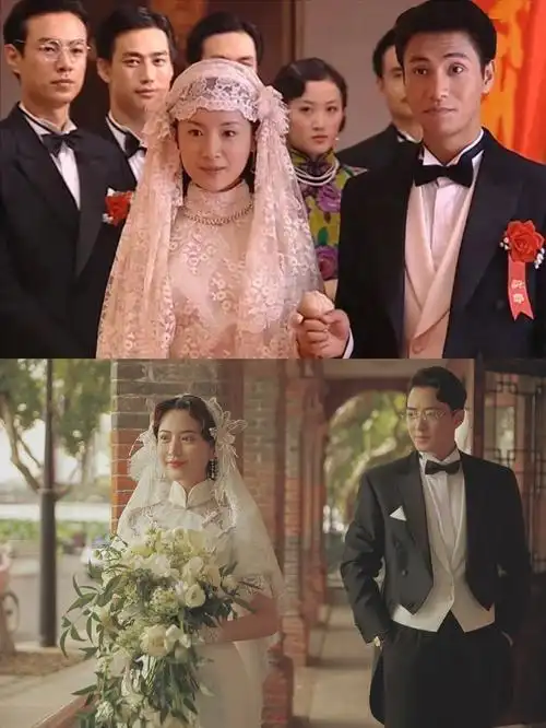 金粉世家冷清秋同款婚纱照民国时期的浪漫