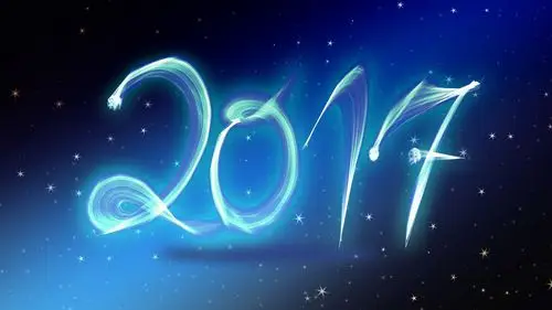 2017年新年创意数字