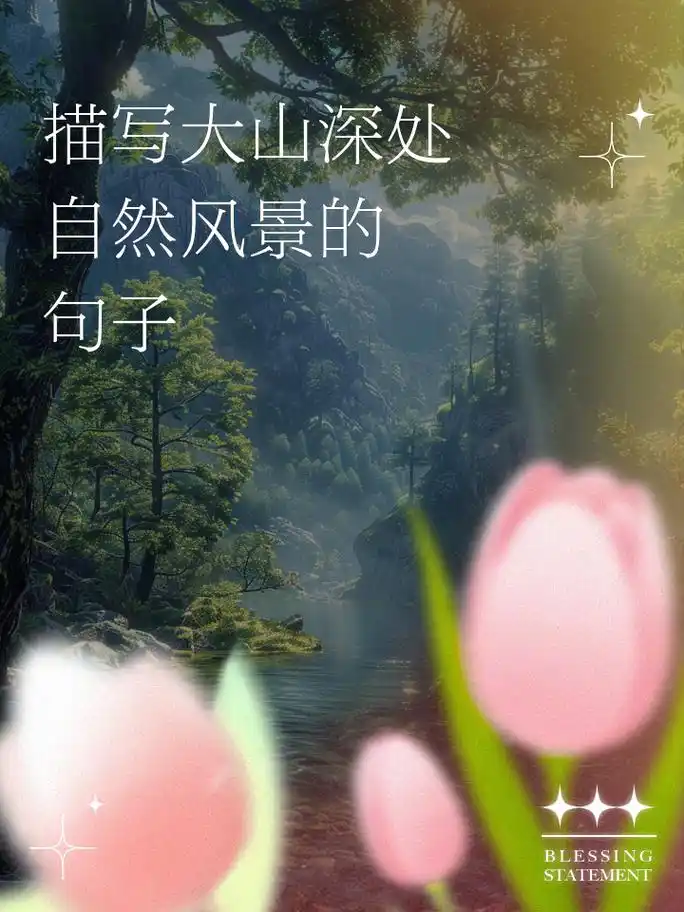 描写大山深处自然风景的句子