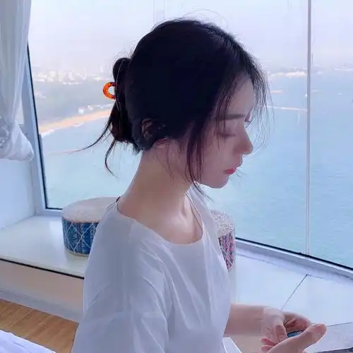 女生头像 海边女头 侧脸头像 三色堇儿/禁盗