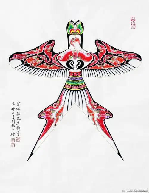 洪福齐天锦 瘦燕风筝图谱