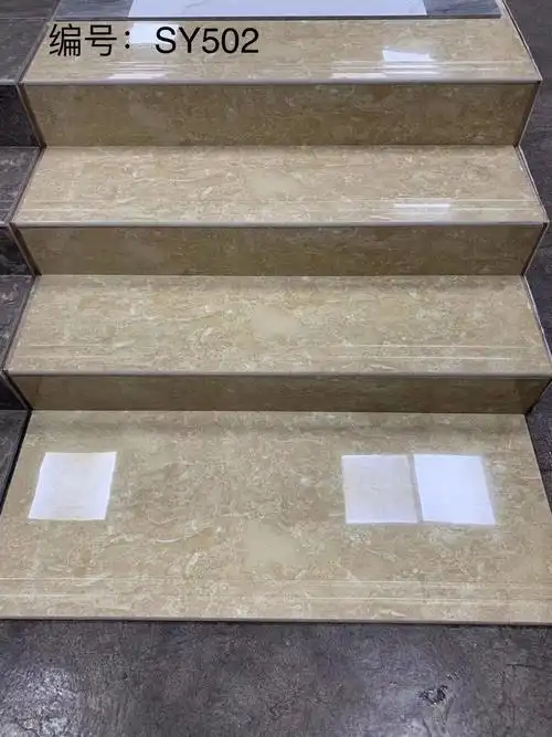 楼梯砖 一体式踏步台阶通体瓷砖1200*470别墅自建房原槽梯级地砖