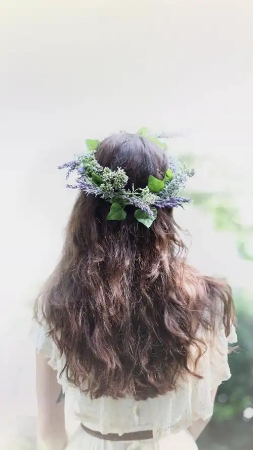 小清新美女背影