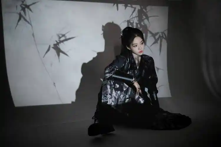 红黑白三色古风造型自带故事感加成,张张可作壁纸_大氅_小姐_喻言