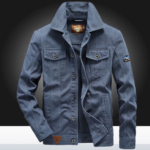 男士牛仔夹克纯棉休闲外套百搭型男茄克衫潮流韩版翻领上衣秋季装