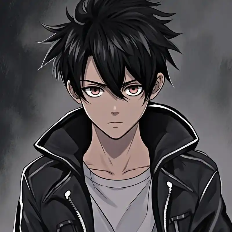 动漫男生头像来啦,黑暗系哦90 超酷的动漫男生黑暗系头像,高冷霸气