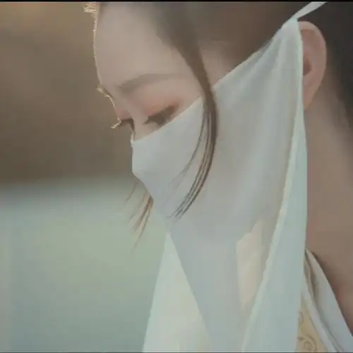 面纱古风雪纺汉服遮面蒙面防晒仙女古装纱巾面帘美女蒙面纱巾批发