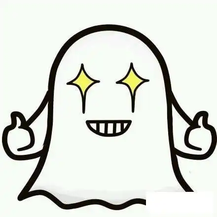 万圣节简笔画小幽灵可爱