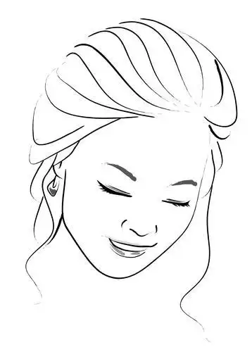 如何画肖像画简笔画