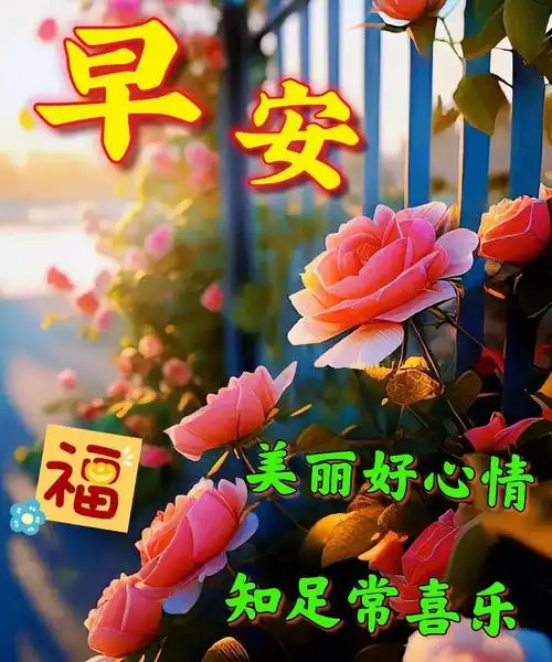 5月15日周一早上好新的一周新的开始精选温馨早安问候语图片带字带