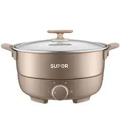 supor苏泊尔电火锅分体式电火火锅锅家用电煮锅可拆洗多功能炖煮电热
