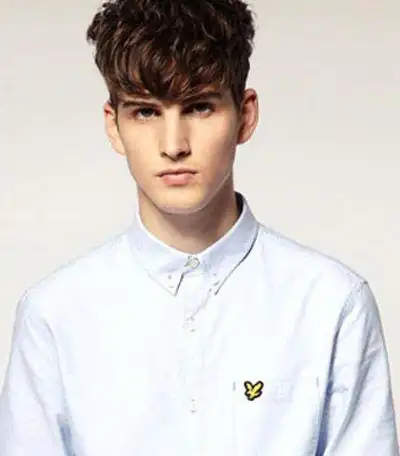 男胖子自来卷剪什么发型 男生短发自来卷造型(3)