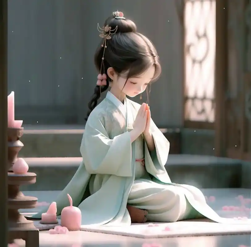 头像:双手合十,表达心中的祈愿,向天地万物传达爱与美好