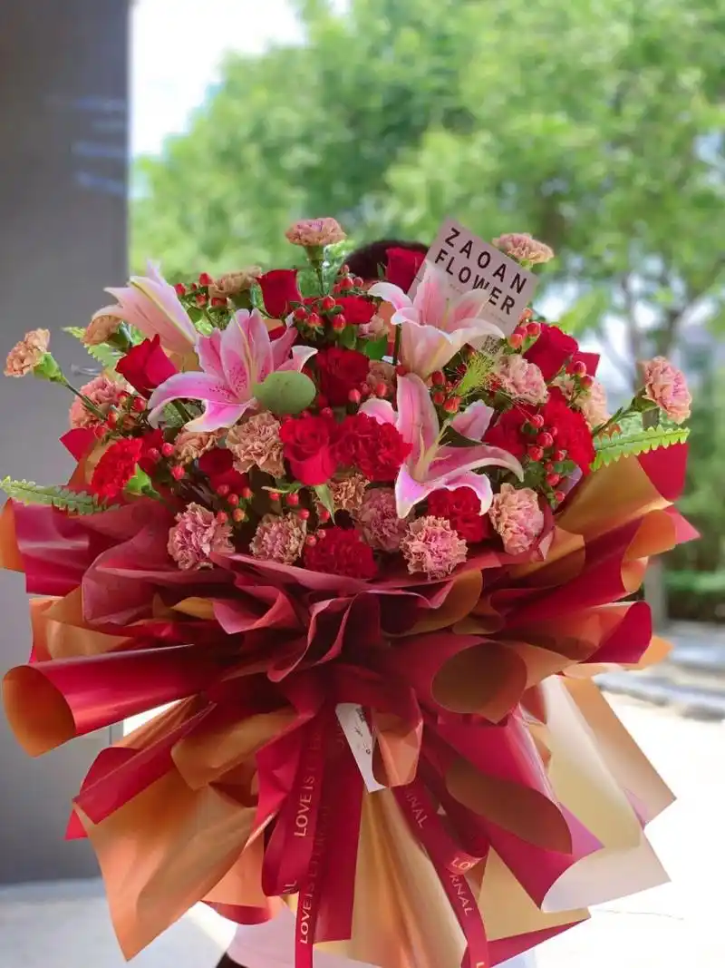 给老人80大寿鲜花