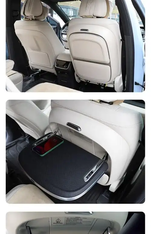 理想one小桌板多功能座椅后排车载办公折叠餐桌理想one汽车改装 二代