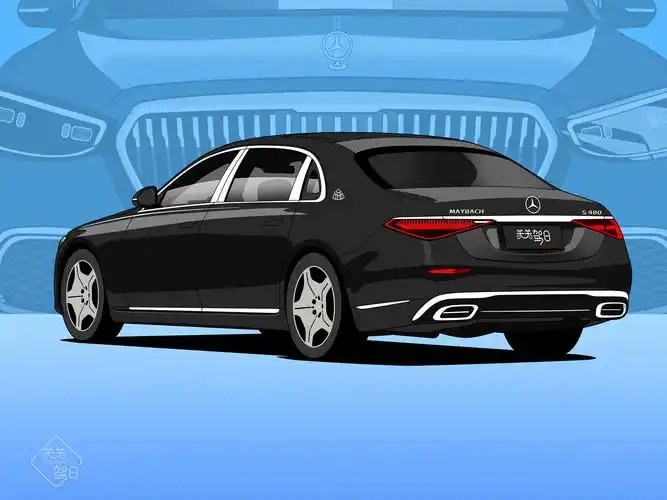 关关驾日|漫画日记 奔驰迈巴赫s480,150万的陆地奢华头等舱